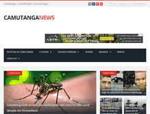 Tablet Screenshot of camutanganews.com